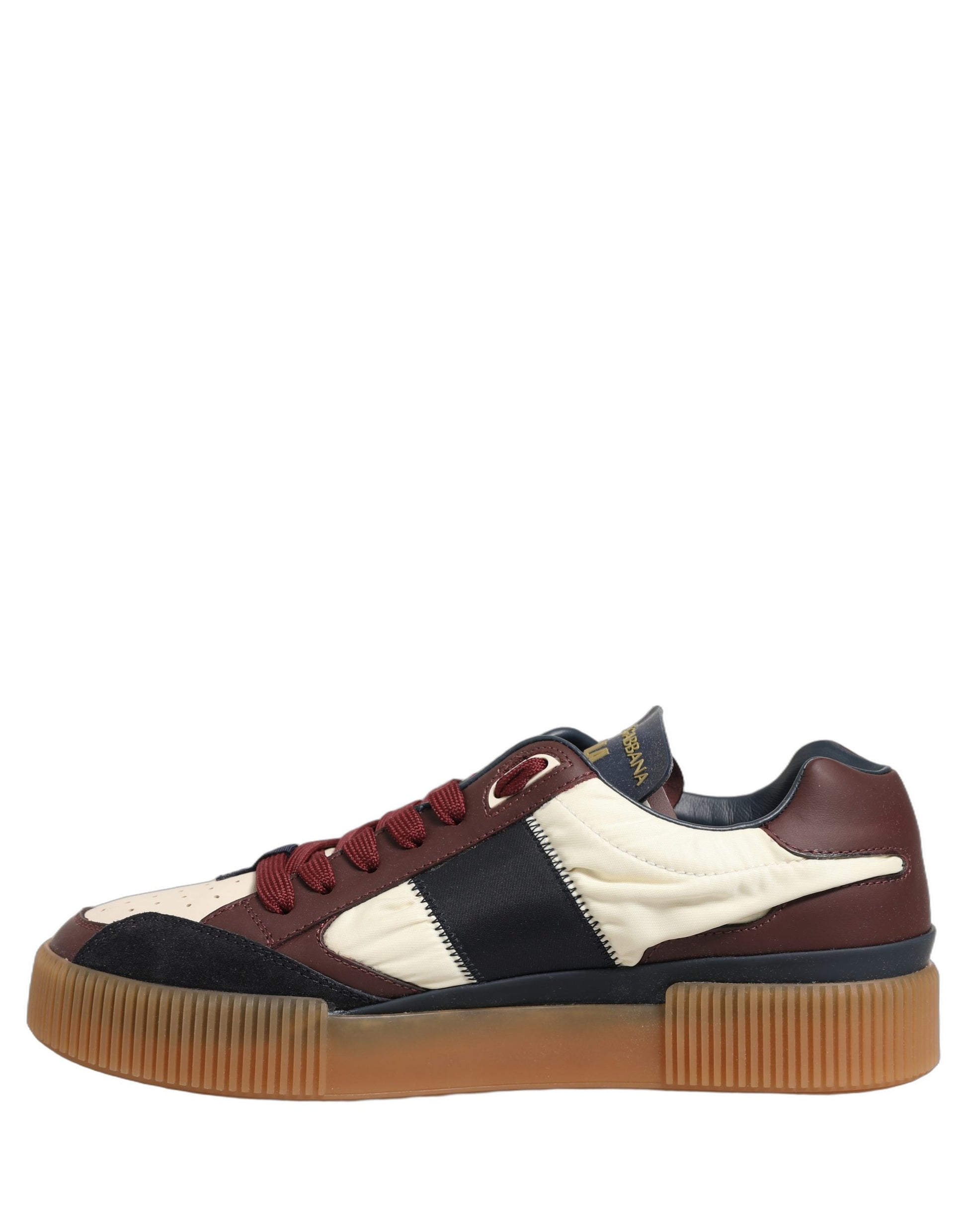 Dolce & Gabbana Multicolor Leather MIAMI Low Top Men's Sneakers
