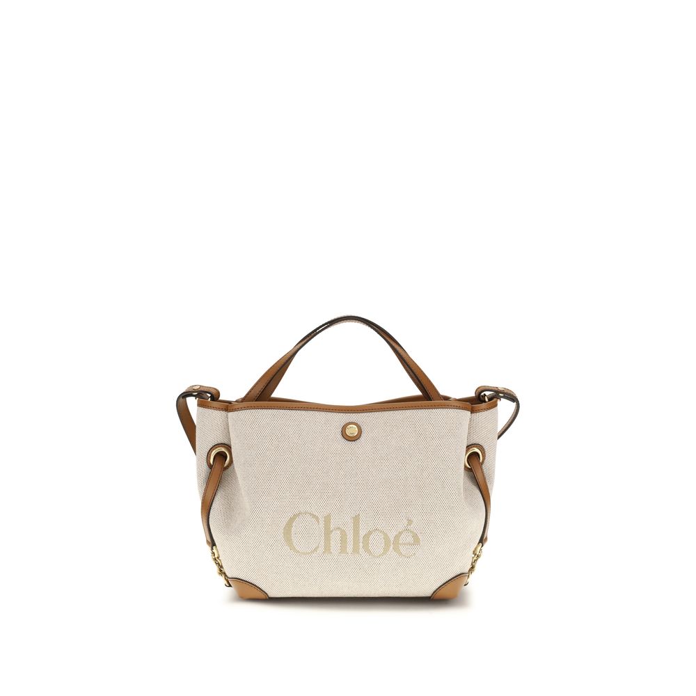 Chloé Beige Clover Shoulder Bag