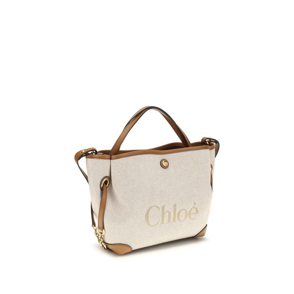 Chloé Beige Clover Shoulder Bag