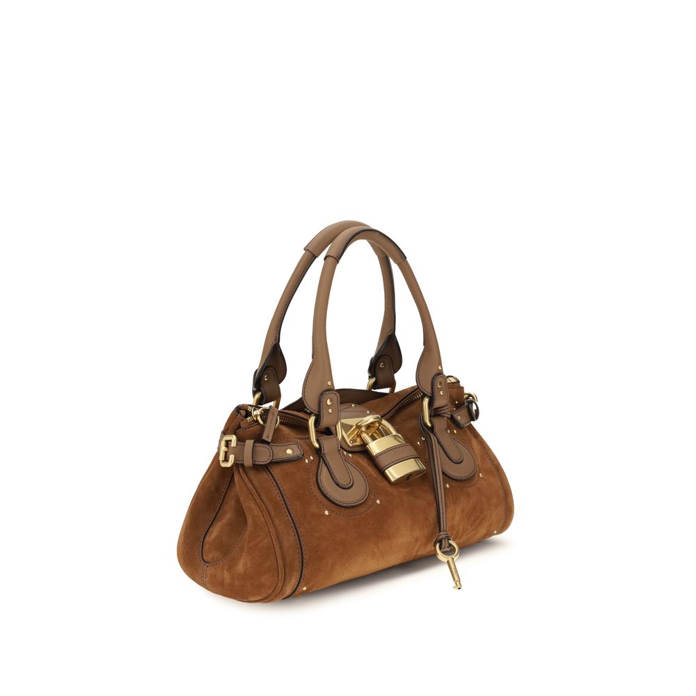 Chloé Brown Calf Leather Paddington Shoulder Bag