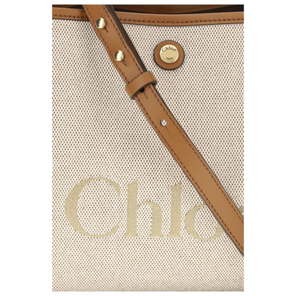 Chloé Beige Clover Shoulder Bag