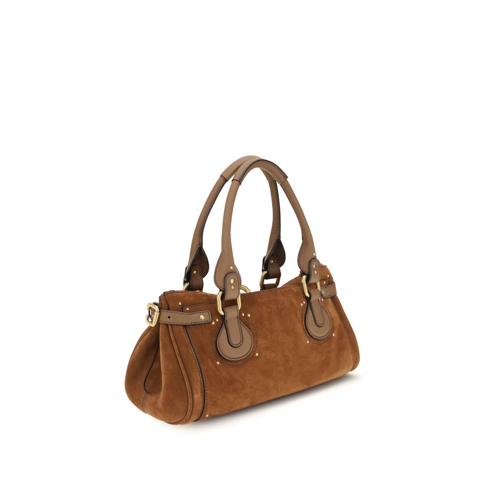 Chloé Brown Calf Leather Paddington Shoulder Bag