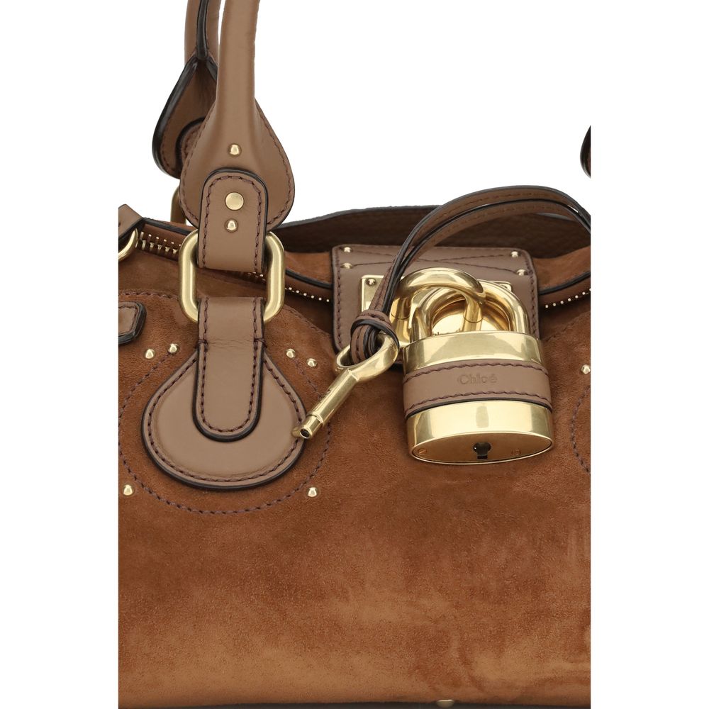 Chloé Brown Calf Leather Paddington Shoulder Bag