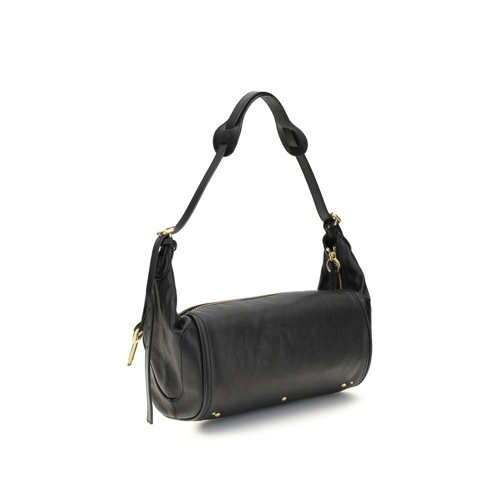 Chloé Black Calf Leather Small Paddington Shoulder Bag