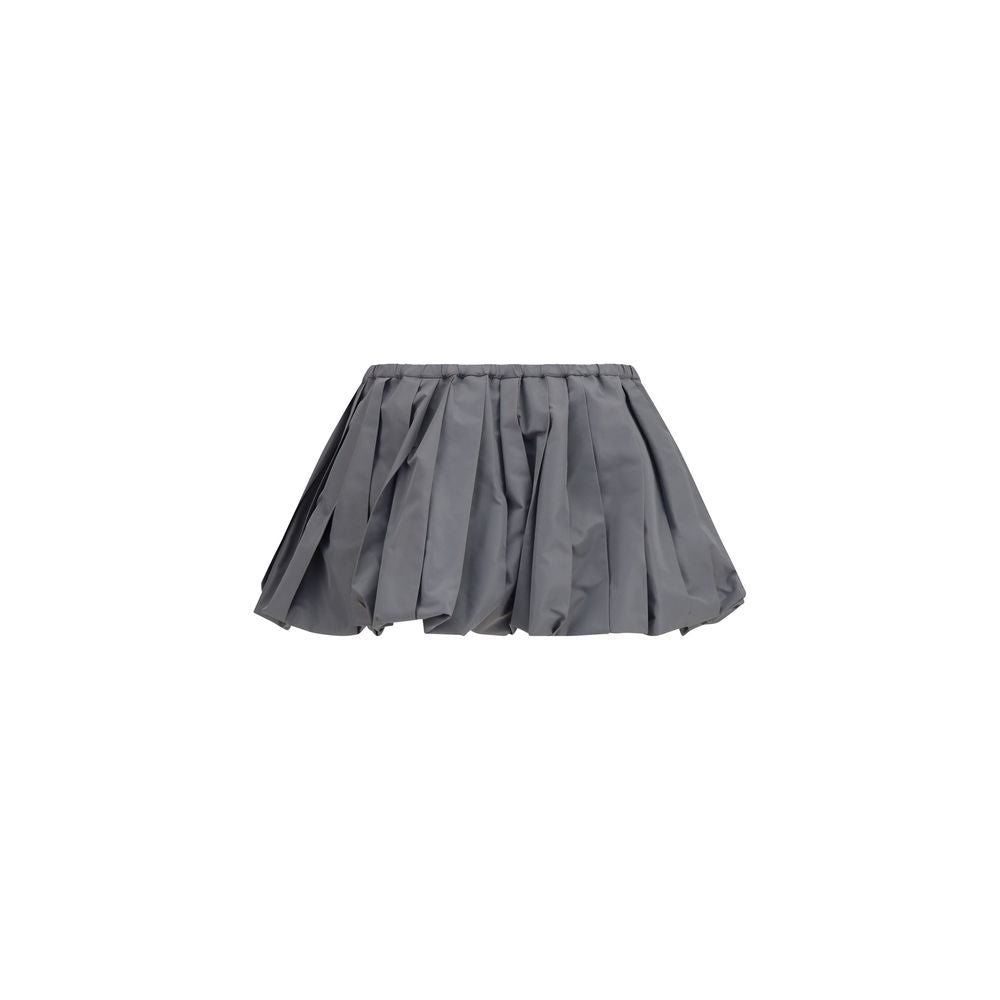 Miu Miu Gray Balloon Mini Skirt
