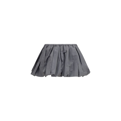 Miu Miu Gray Balloon Mini Skirt