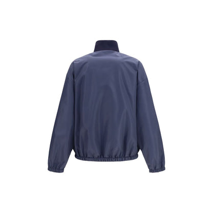 Miu Miu Blue Technical Canvas Jacket