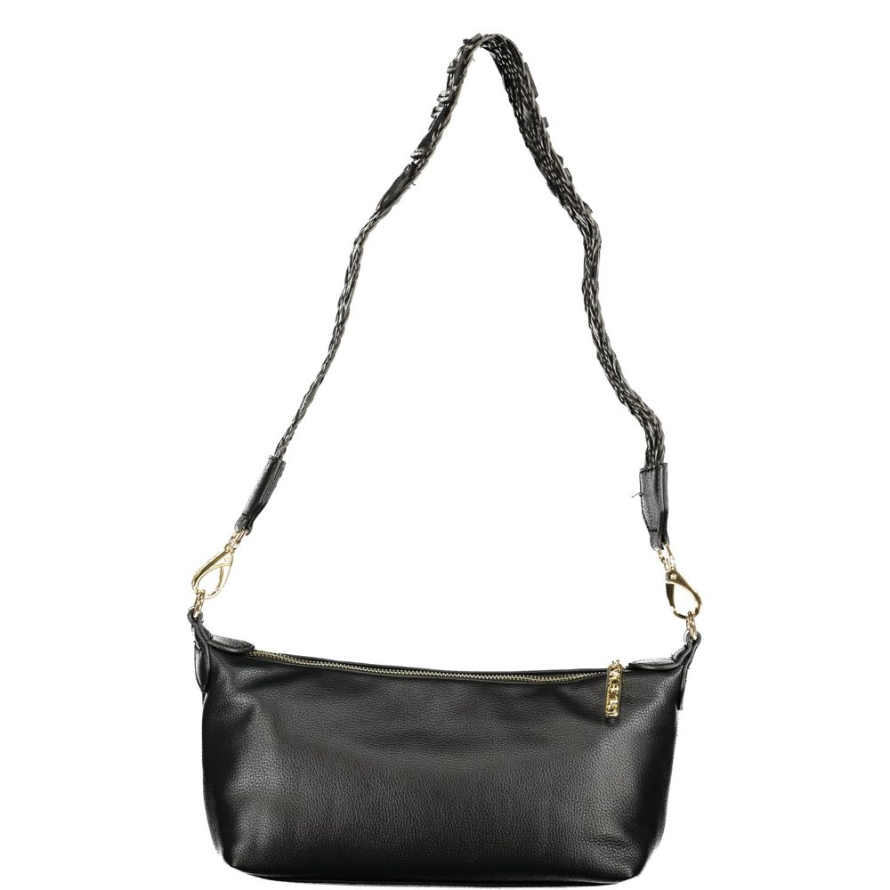 Mario Valentino Black Polyurethane Women's Bag