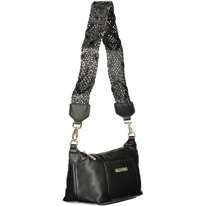 Mario Valentino Black Polyurethane Women's Bag