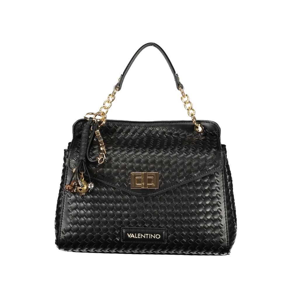 Mario Valentino Black Polyurethane Women's Handbag