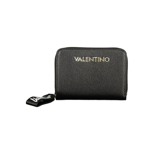 Mario Valentino Black Polyurethane Wallet