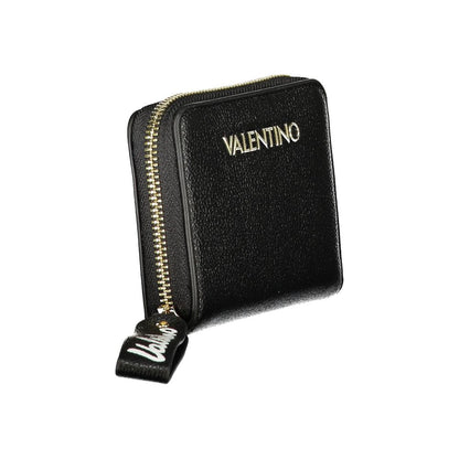 Mario Valentino Black Polyurethane Wallet