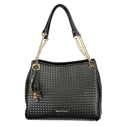 Mario Valentino Black Polyurethane Handbag