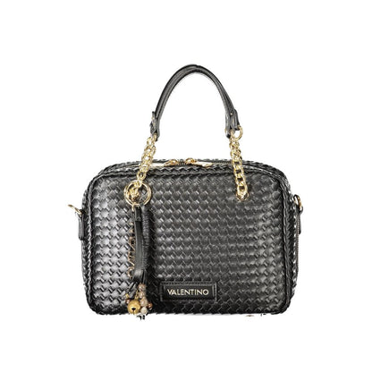 Mario Valentino Black Polyurethane Women's Handbag