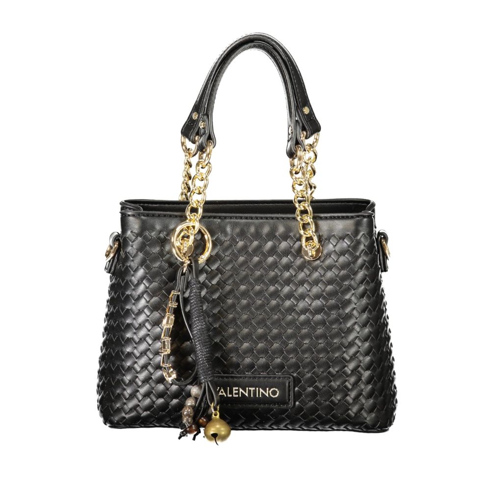 Mario Valentino Black Polyurethane Women's Handbag