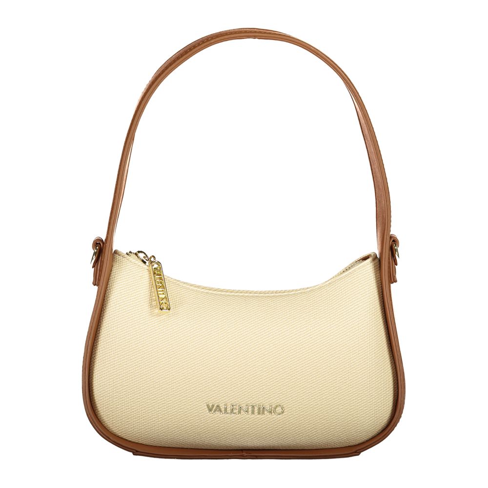 Mario Valentino Beige Polyurethane Shoulder Bag