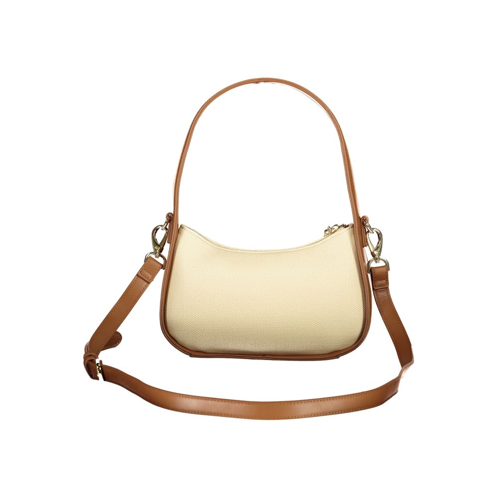 Mario Valentino Beige Polyurethane Shoulder Bag