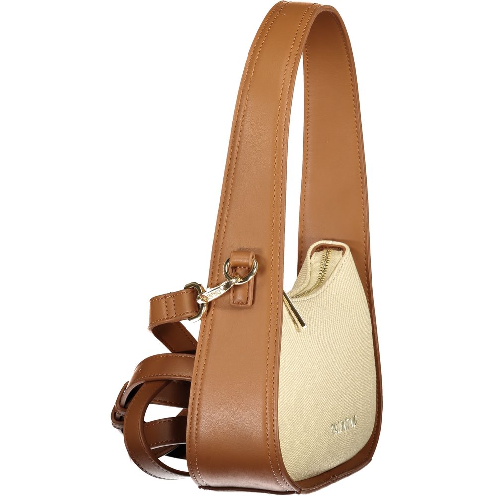 Mario Valentino Beige Polyurethane Shoulder Bag