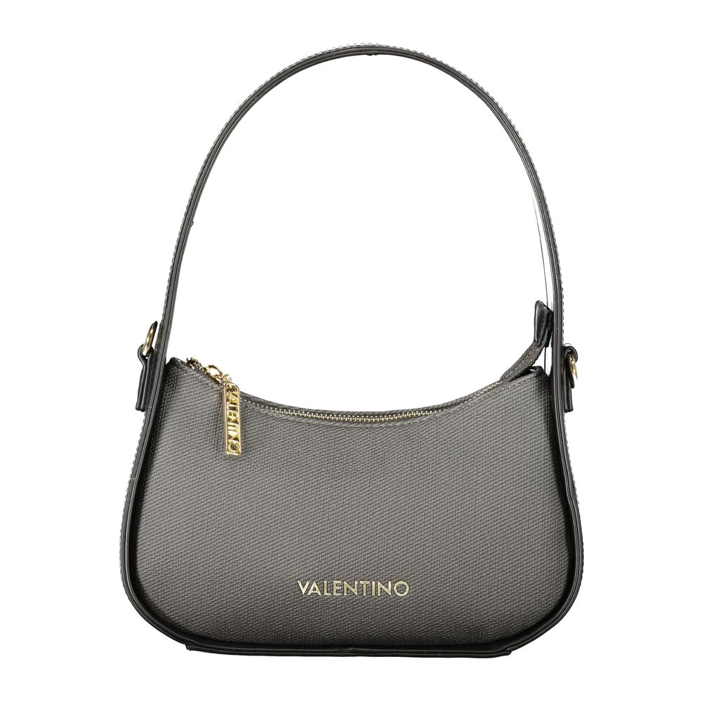 Mario Valentino Black Polyurethane Shoulder Bag