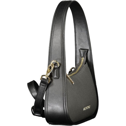 Mario Valentino Black Polyurethane Shoulder Bag