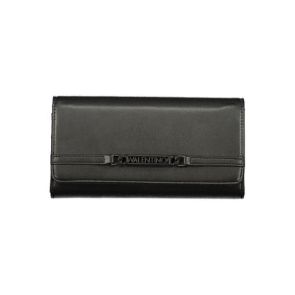 Mario Valentino Black Polyurethane Women's Wallet