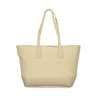 Mario Valentino Beige Polyurethane Women's Handbag