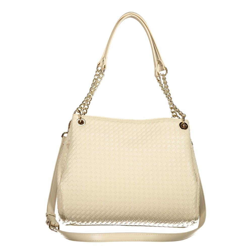 Mario Valentino Beige Polyurethane Women's Bag