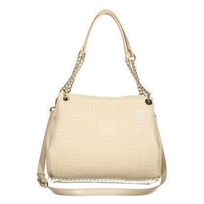 Mario Valentino Beige Polyurethane Women's Bag