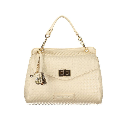 Mario Valentino Beige Polyurethane Women's Handbag