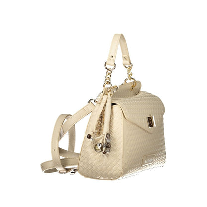 Mario Valentino Beige Polyurethane Women's Handbag