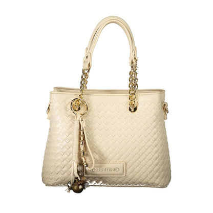 Mario Valentino Beige Polyurethane Women's Handbag