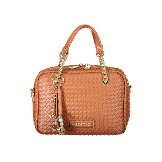 Mario Valentino Brown Polyurethane Women's Handbag