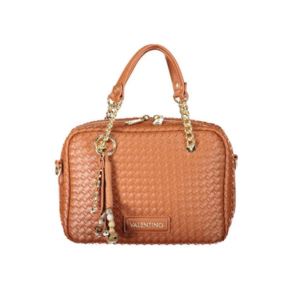 Mario Valentino Brown Polyurethane Women's Handbag