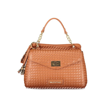 Mario Valentino Brown Polyurethane Women's Handbag