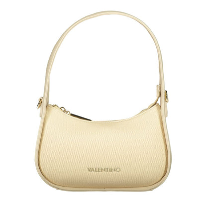 Mario Valentino Beige Polyurethane Women's Shoulder Bag