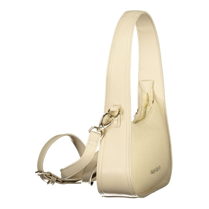 Mario Valentino Beige Polyurethane Women's Shoulder Bag