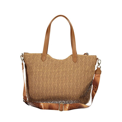 Mario Valentino Brown Polyethylene Women Bag