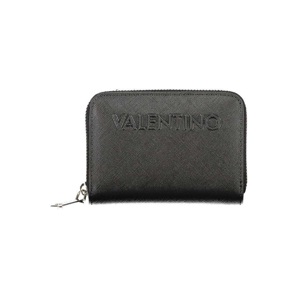 Mario Valentino Black Polyurethane Women's Wallet