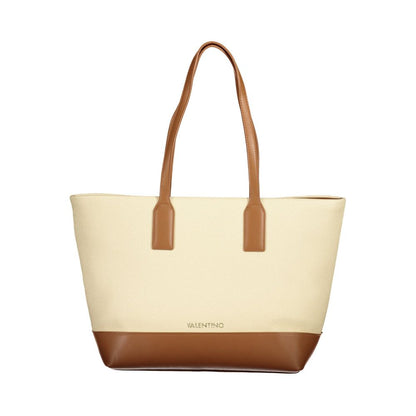 Mario Valentino Beige Polyurethane Women's Handbag
