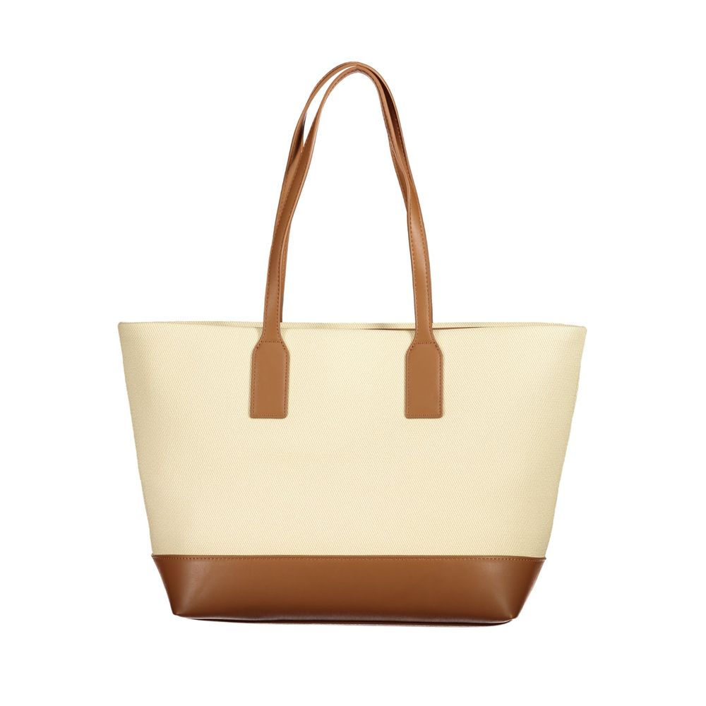 Mario Valentino Beige Polyurethane Women's Handbag