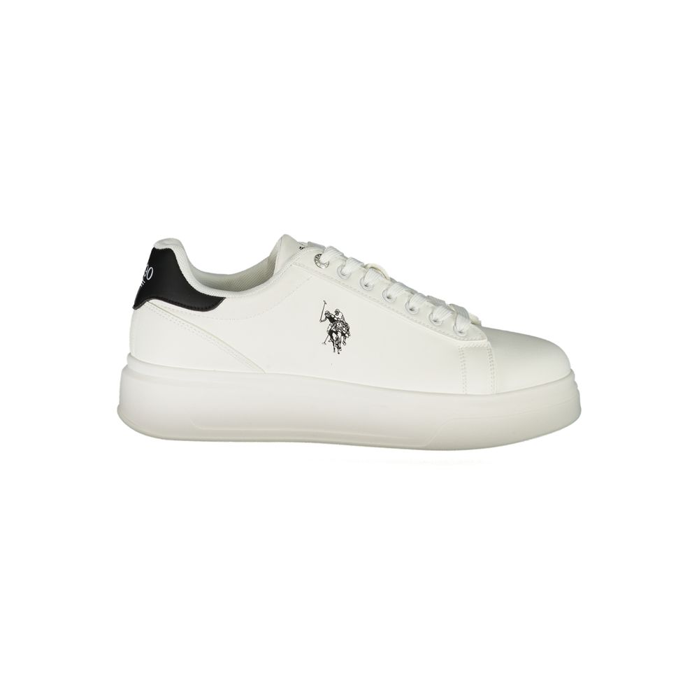 U.S. POLO ASSN. White & Black Cody010 Sneakers for Men