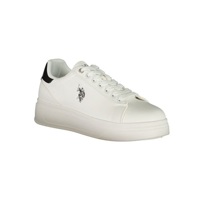 U.S. POLO ASSN. White & Black Cody010 Sneakers for Men