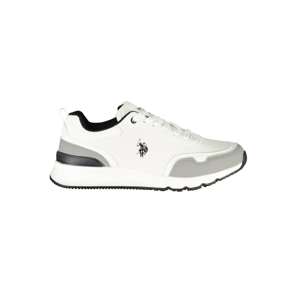 U.S. Polo Assn. White Grey Black Sneakers