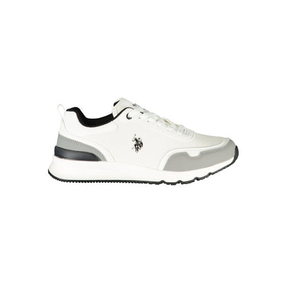 U.S. Polo Assn. White Grey Black Sneakers