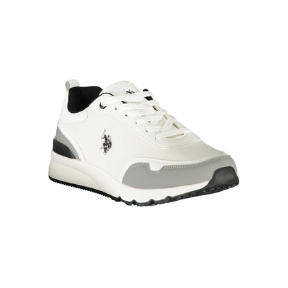 U.S. Polo Assn. White Grey Black Sneakers
