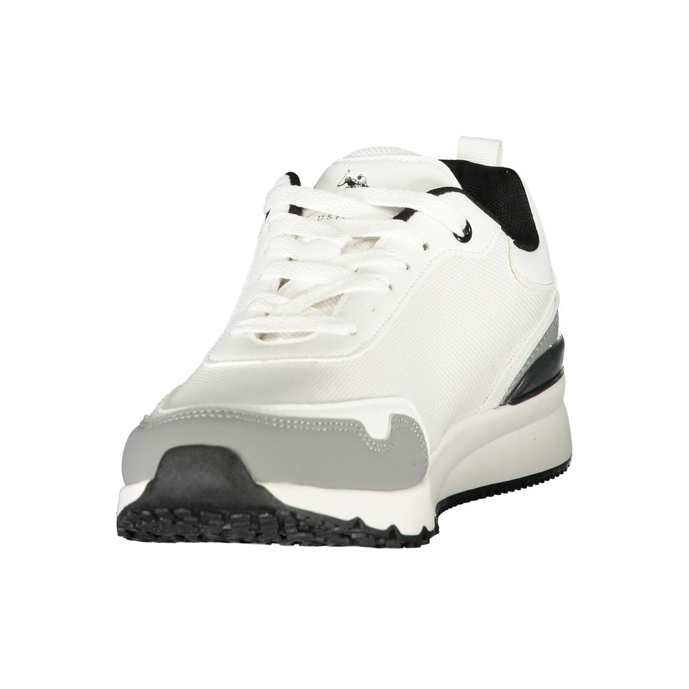 U.S. Polo Assn. White Grey Black Sneakers