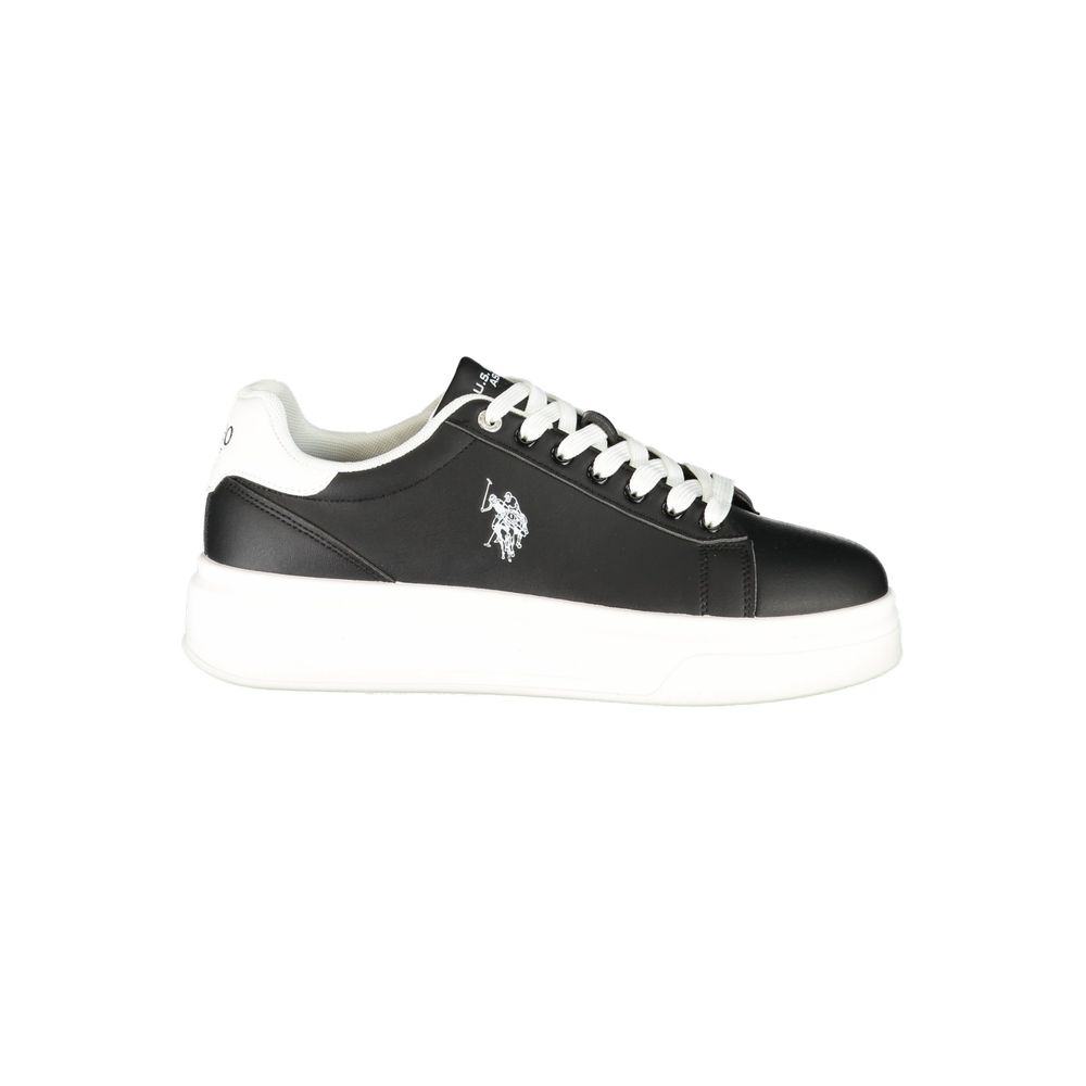 U.S. Polo Assn. Black & White Cody Trainers