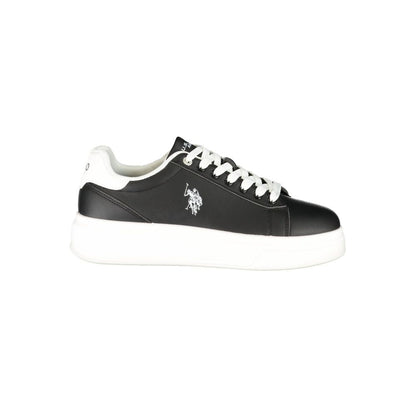 U.S. Polo Assn. Black & White Cody Trainers