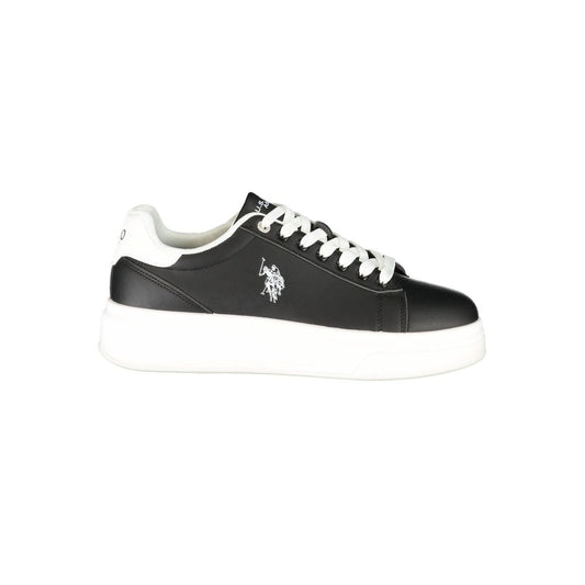U.S. Polo Assn. Black & White Cody Trainers