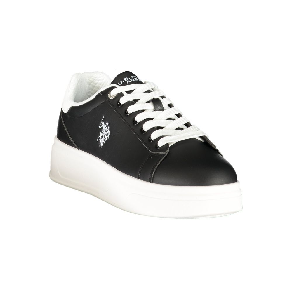 U.S. Polo Assn. Black & White Cody Trainers